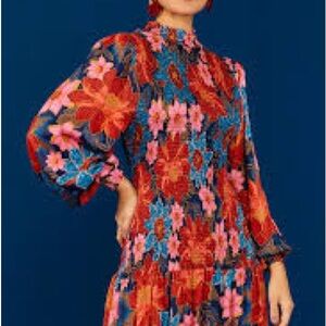 FARM Rio Vibrant Floral Mini Dress
